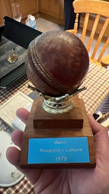  The ball Gary took 9 wickets with